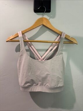 Lululemon Light Pink Crisscross Back Crop Bralette